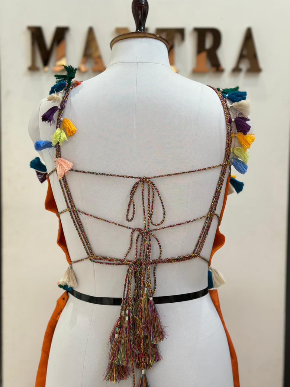 embroidered pants set