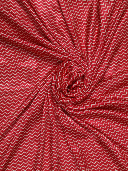 RED IKKAT PATOLA PRINT DUPATTA