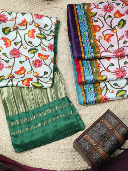 BLUE PICHWAI LOTUS PRINT DUPATTA