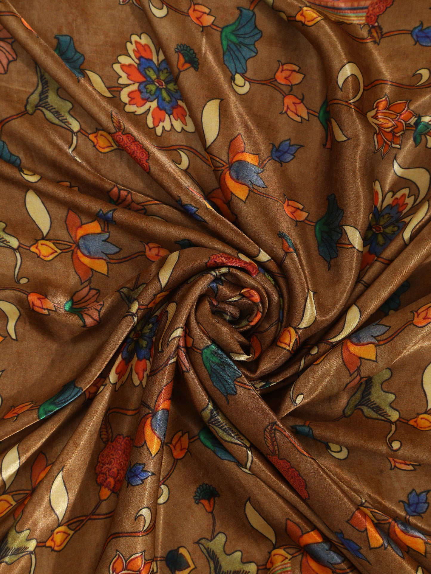 gren pichwai with kalamkari dupatta