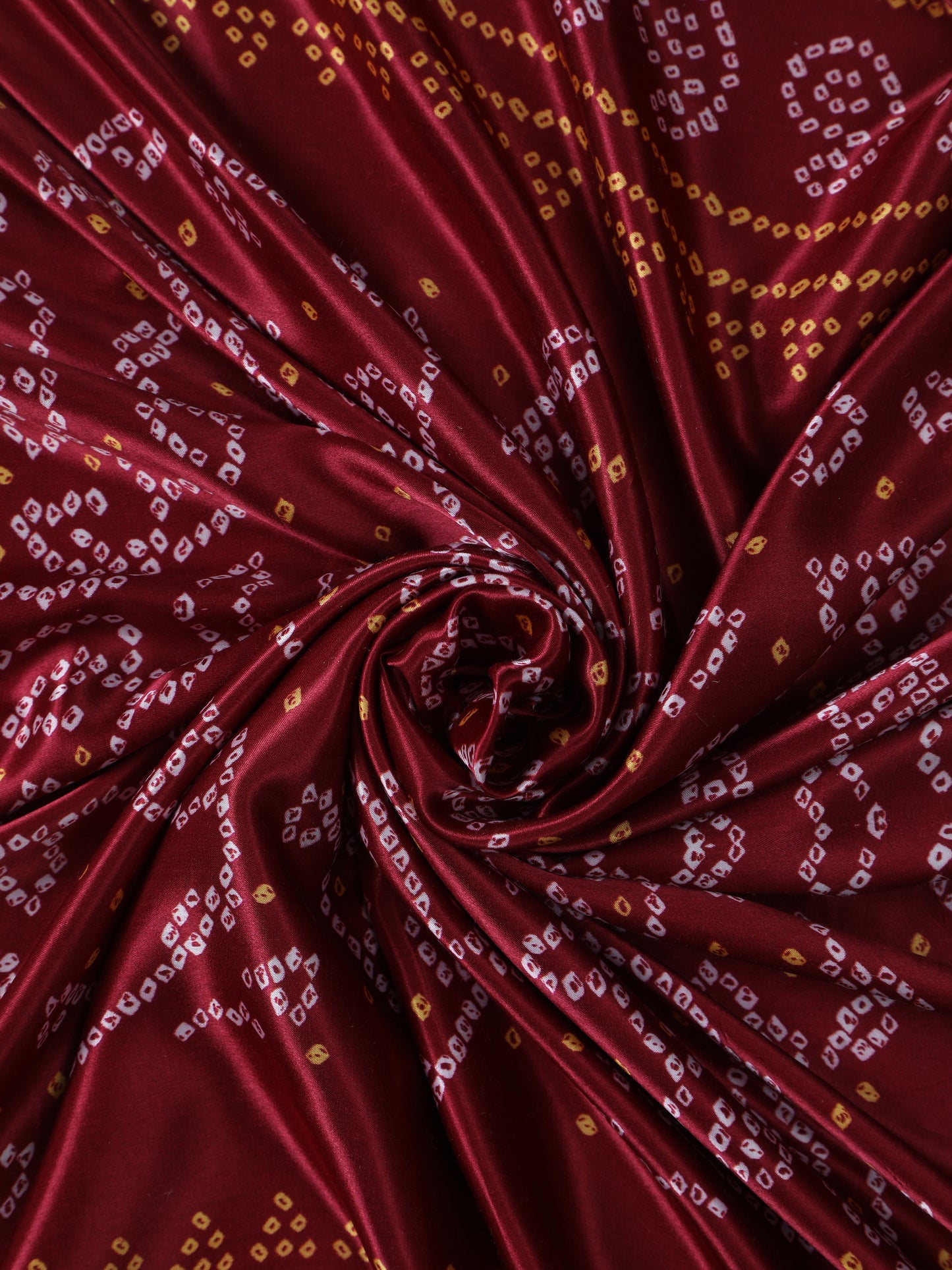 maroon bandhani print dupatta
