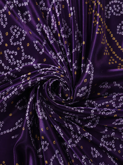 PURPLE BANDHANI PRINT DUPATTA