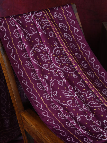 MAJANTA BANDHANI PRINT DUPATTA