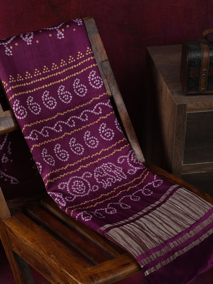 MAJANTA BANDHANI PRINT DUPATTA