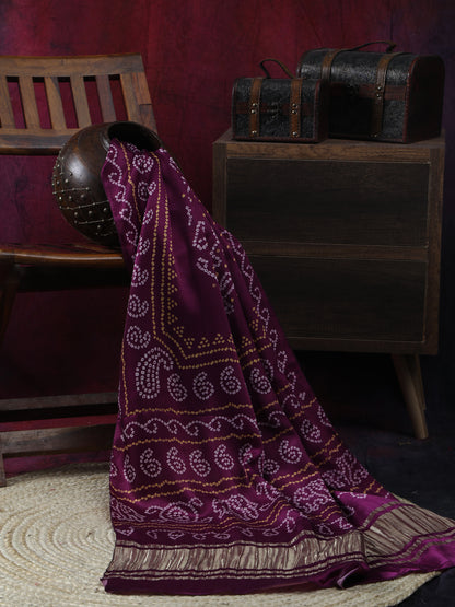 MAJANTA BANDHANI PRINT DUPATTA