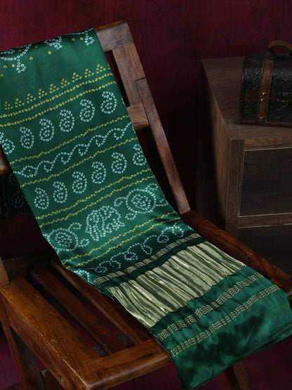 GREEN BANDHANI PRINT DUPATTA