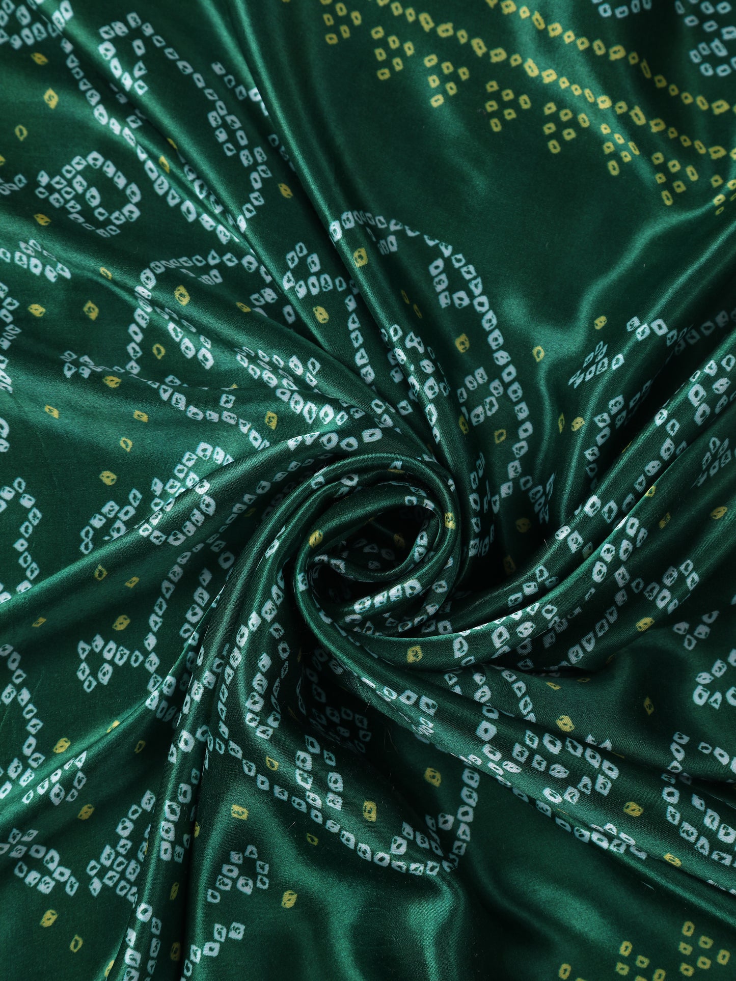green bandhani print dupatta