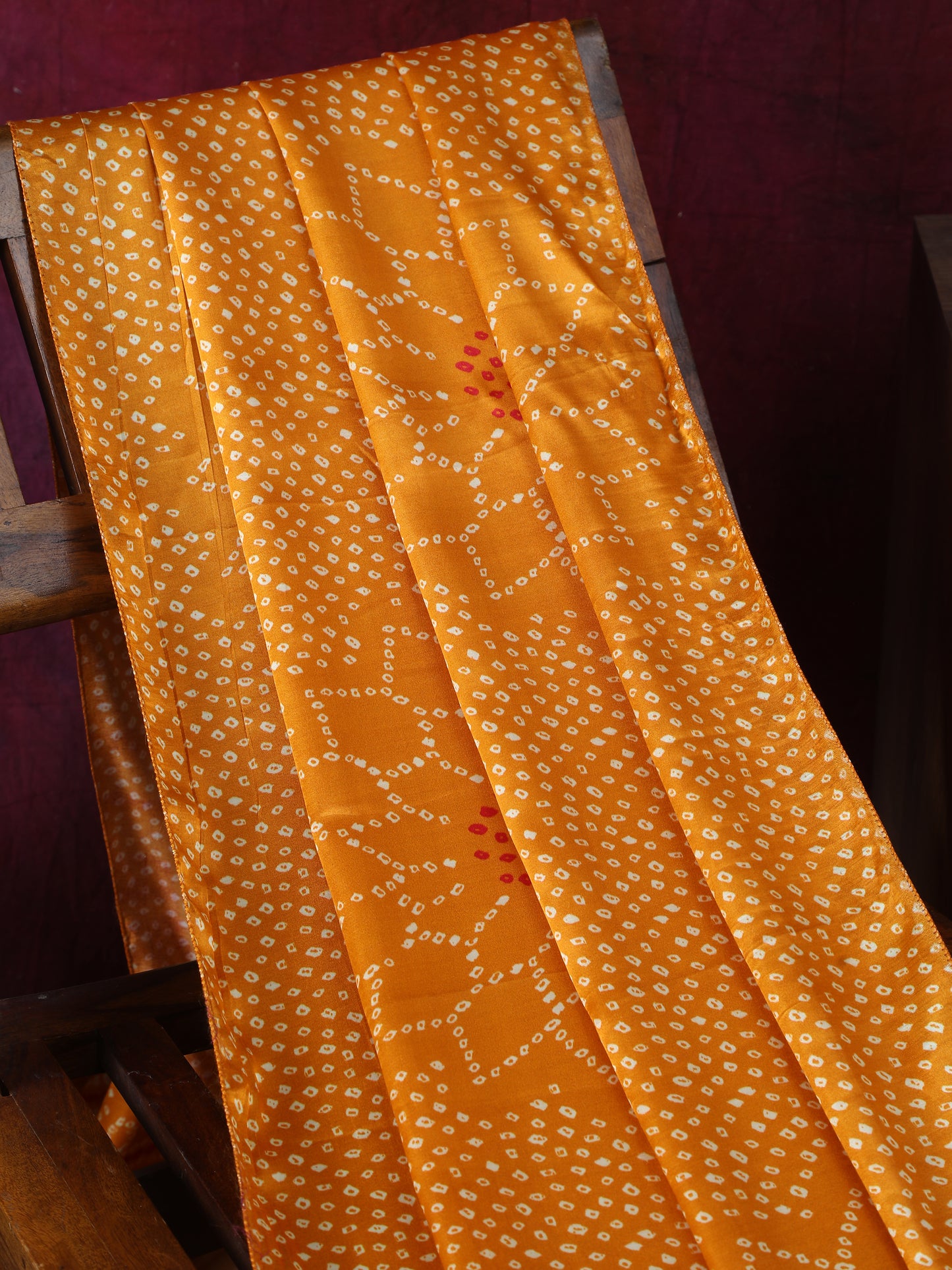 mustured yellow suryamukhi bandhani print dupatta