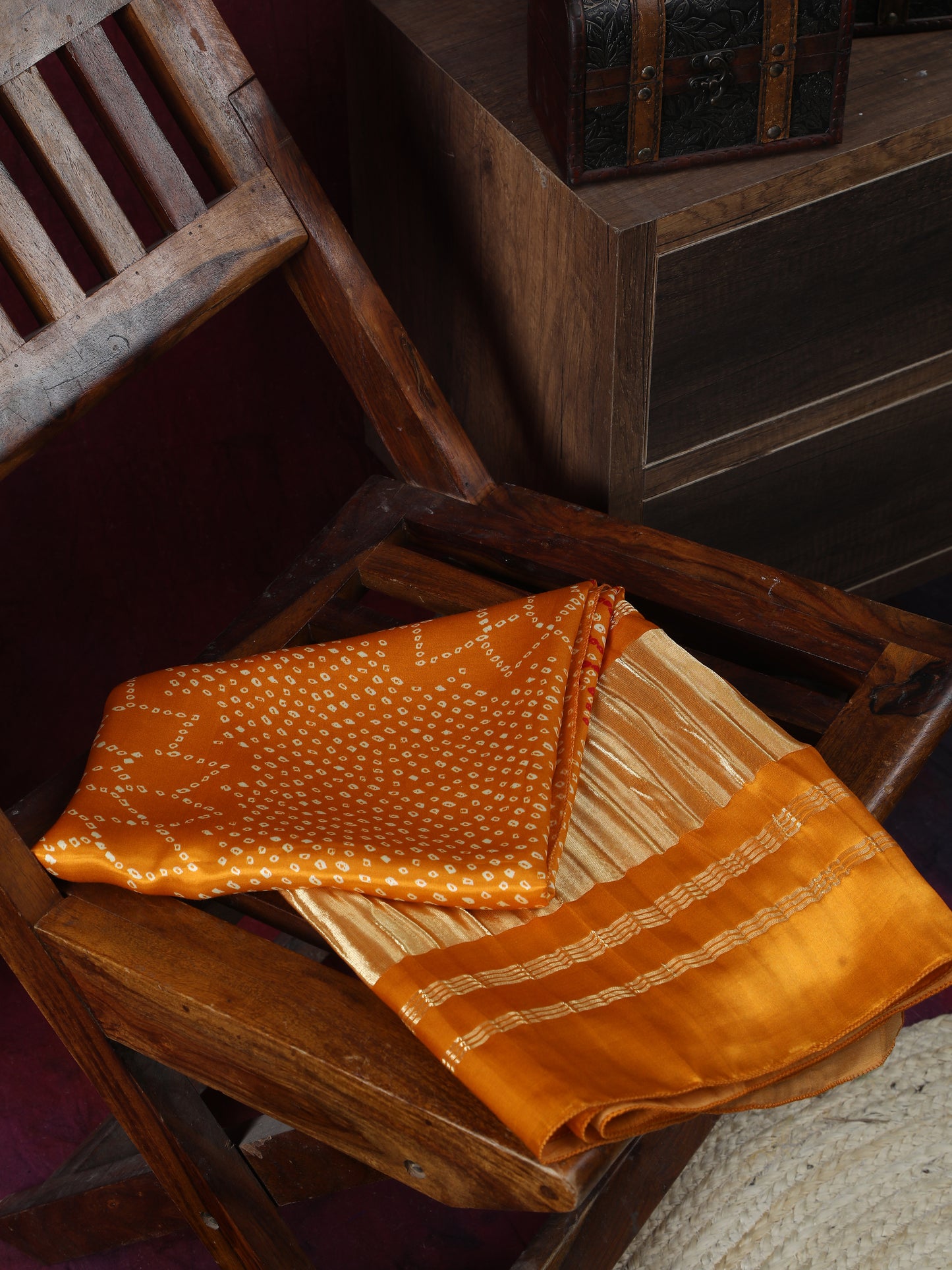 mustured yellow suryamukhi bandhani print dupatta