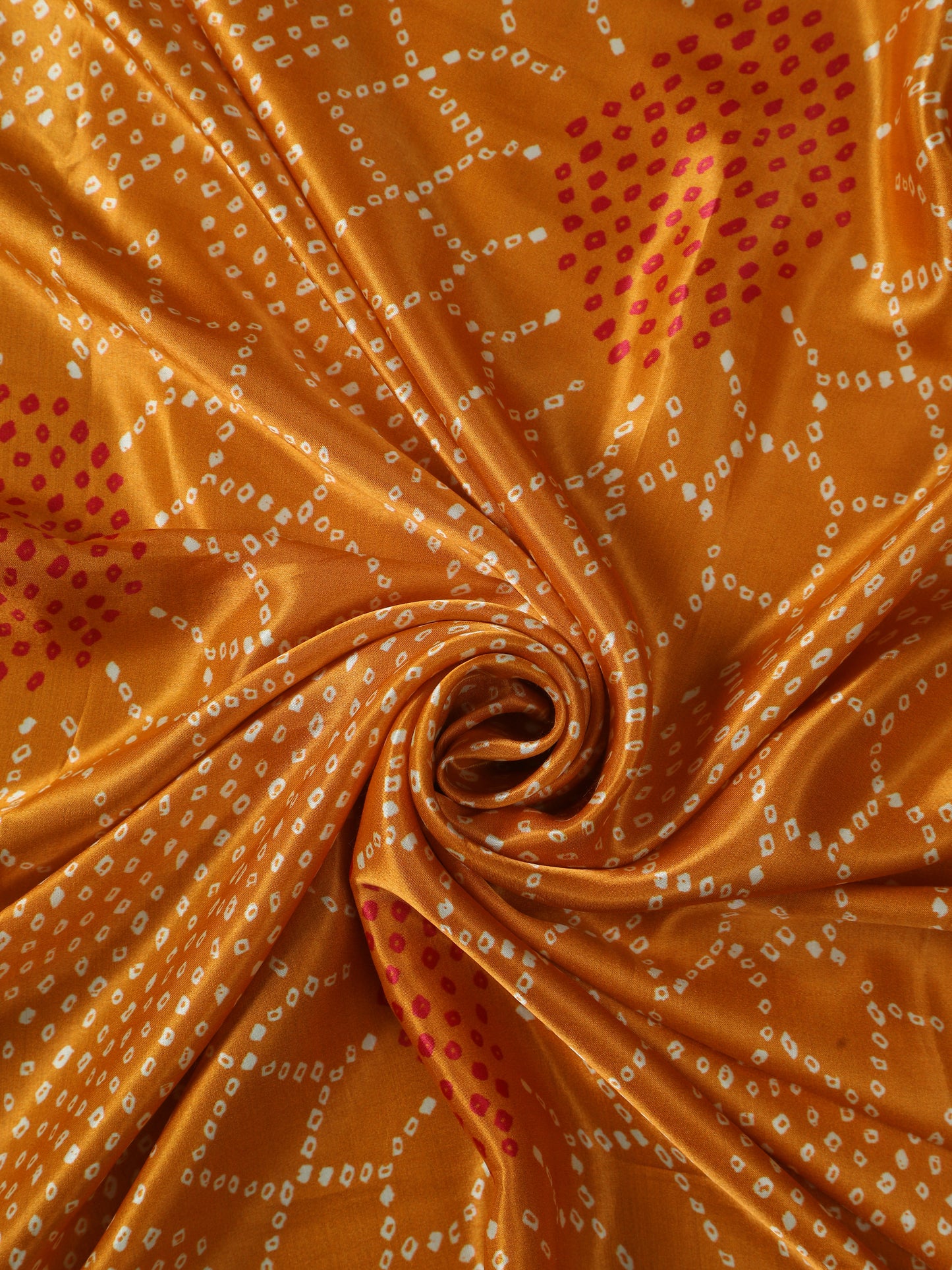 mustured yellow suryamukhi bandhani print dupatta