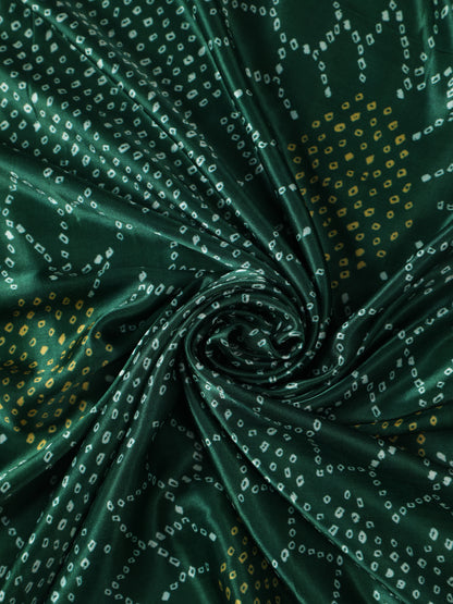 GREEN SURYAMUKHI BANDHANI PRINT DUPATTA