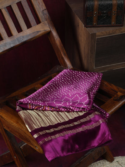 MAJANTA SURYAMUKHI BANDHANI PRINT DUPATTA