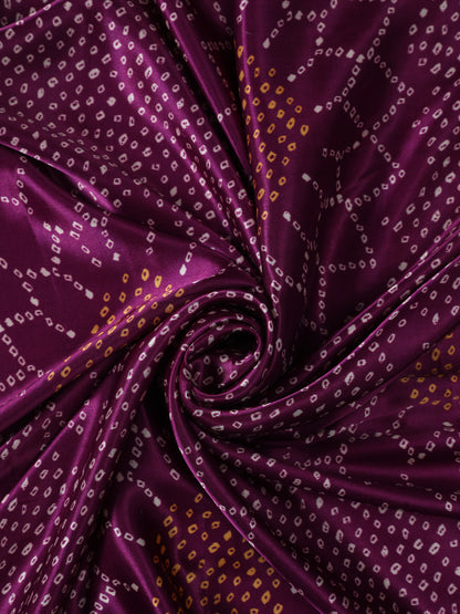 MAJANTA SURYAMUKHI BANDHANI PRINT DUPATTA