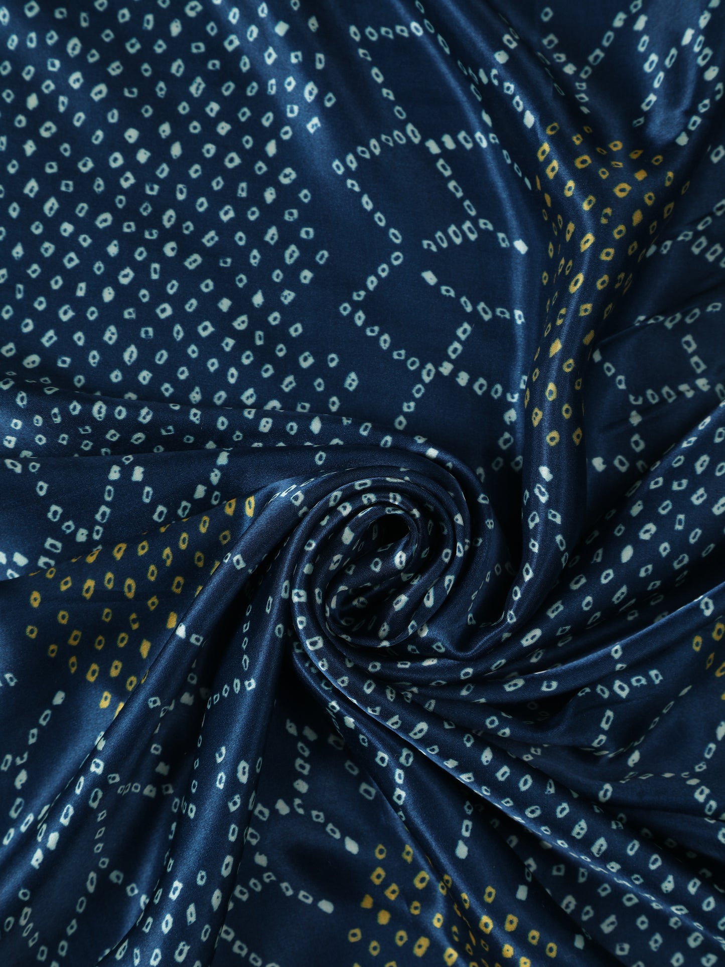 rama blue suryamukhi bandhani print dupatta
