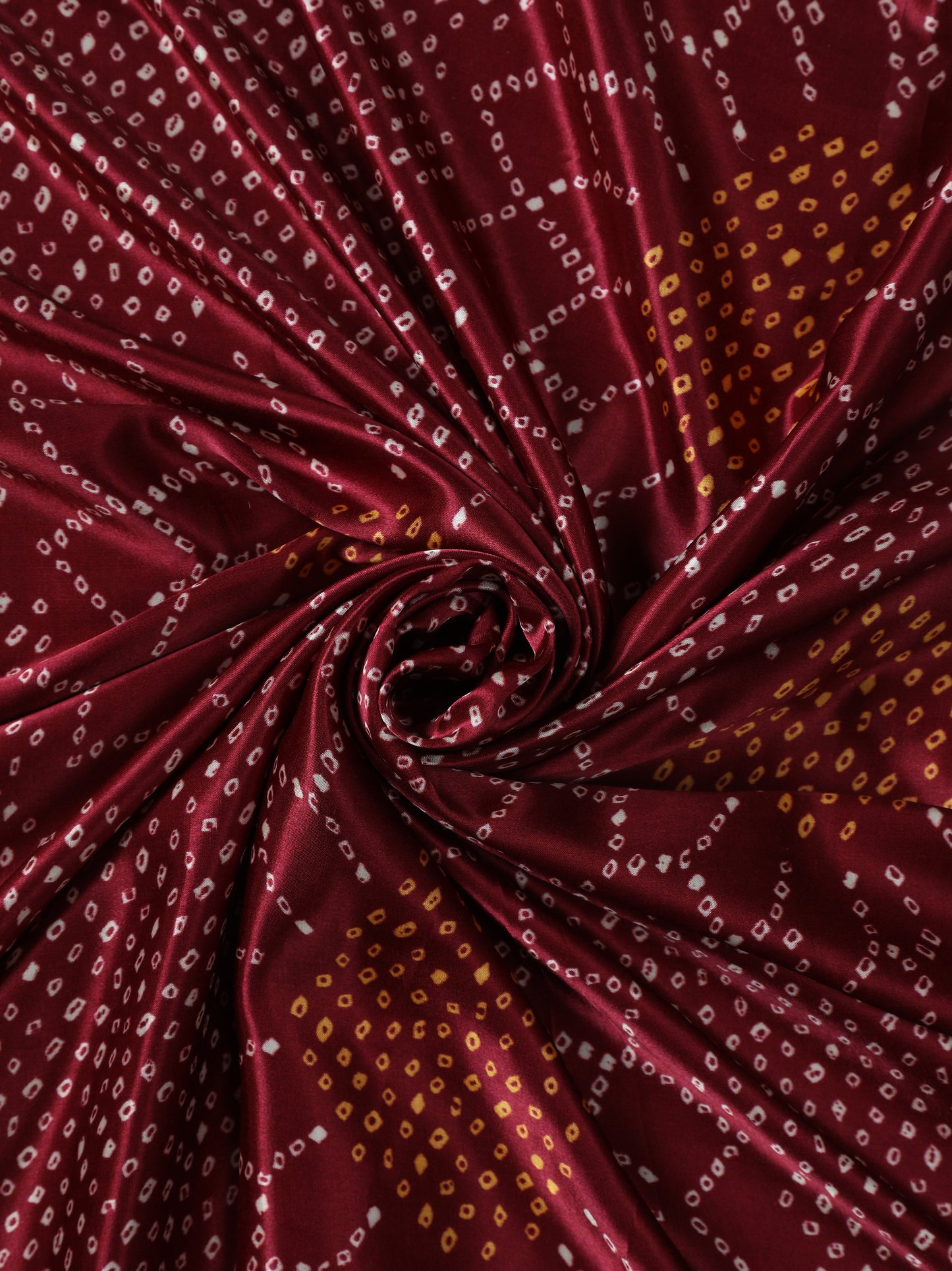 maroon suryamukhi bandhani print dupatta