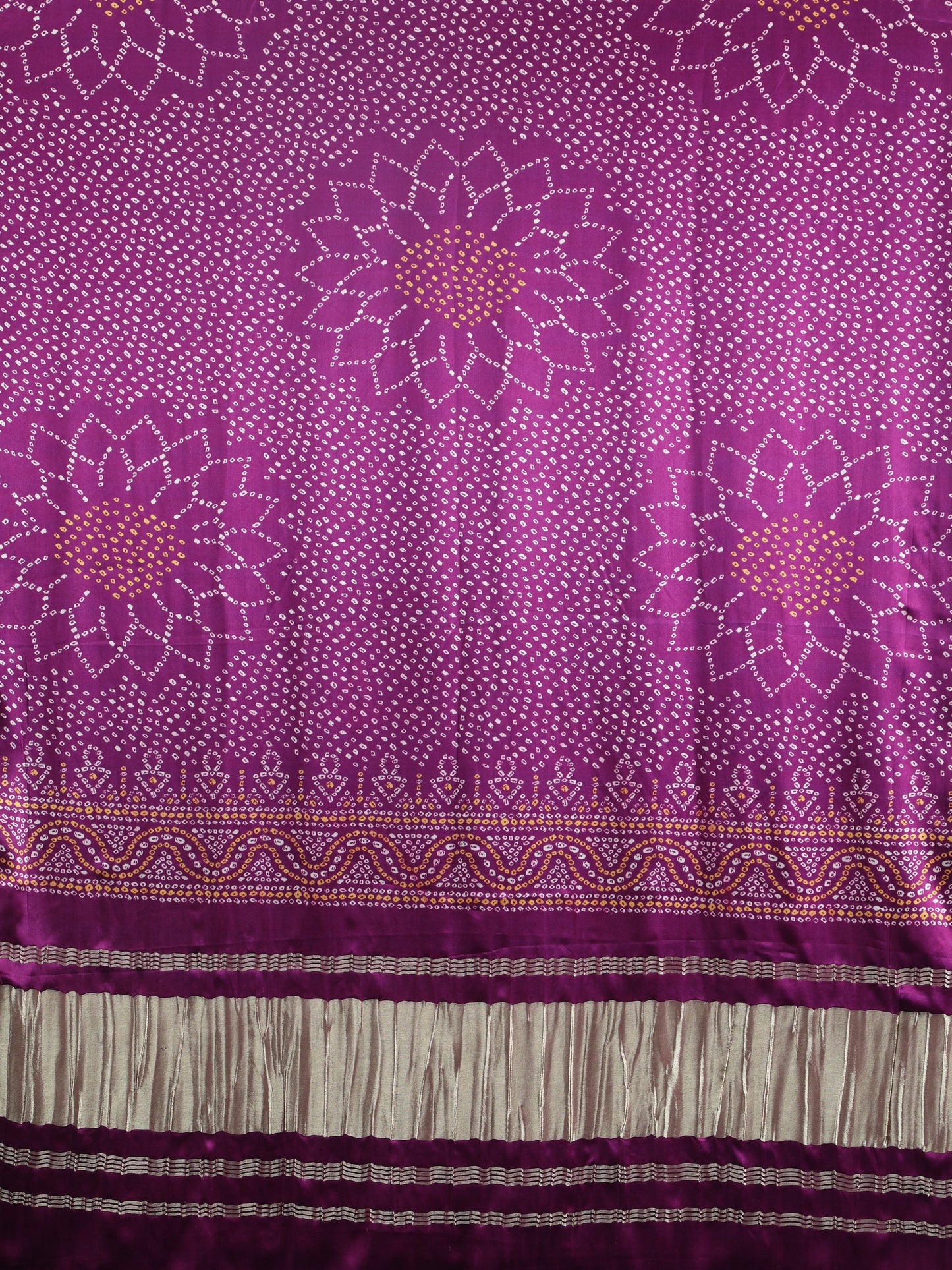 majanta suryamukhi bandhani print dupatta