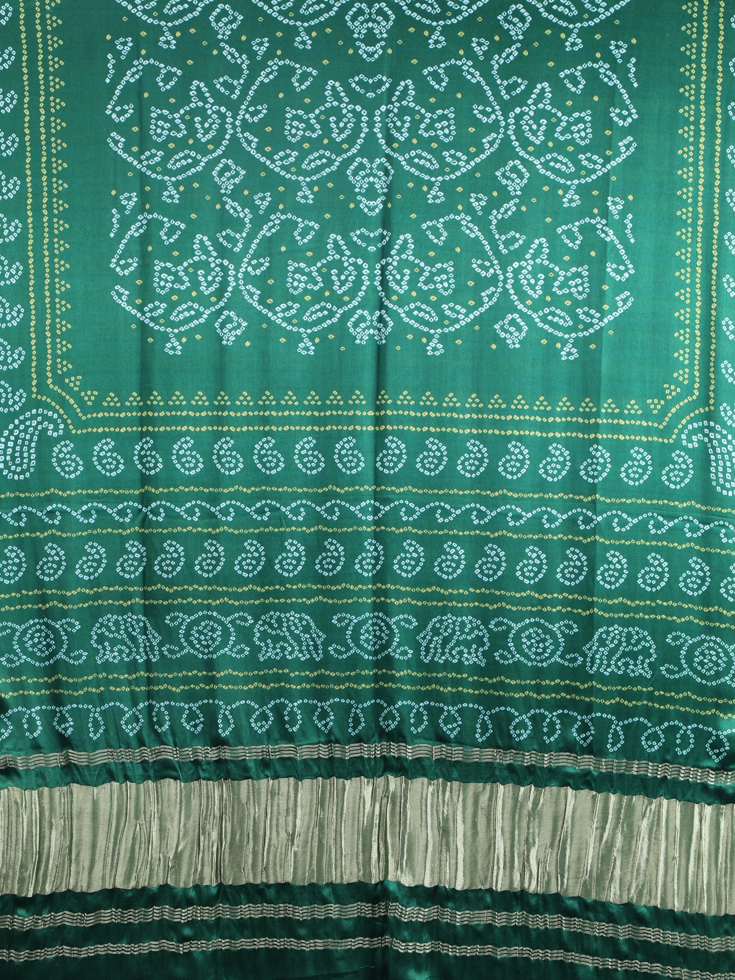 green bandhani print dupatta