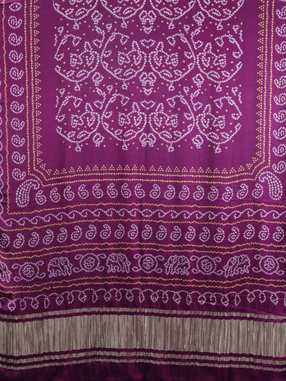 MAJANTA BANDHANI PRINT DUPATTA