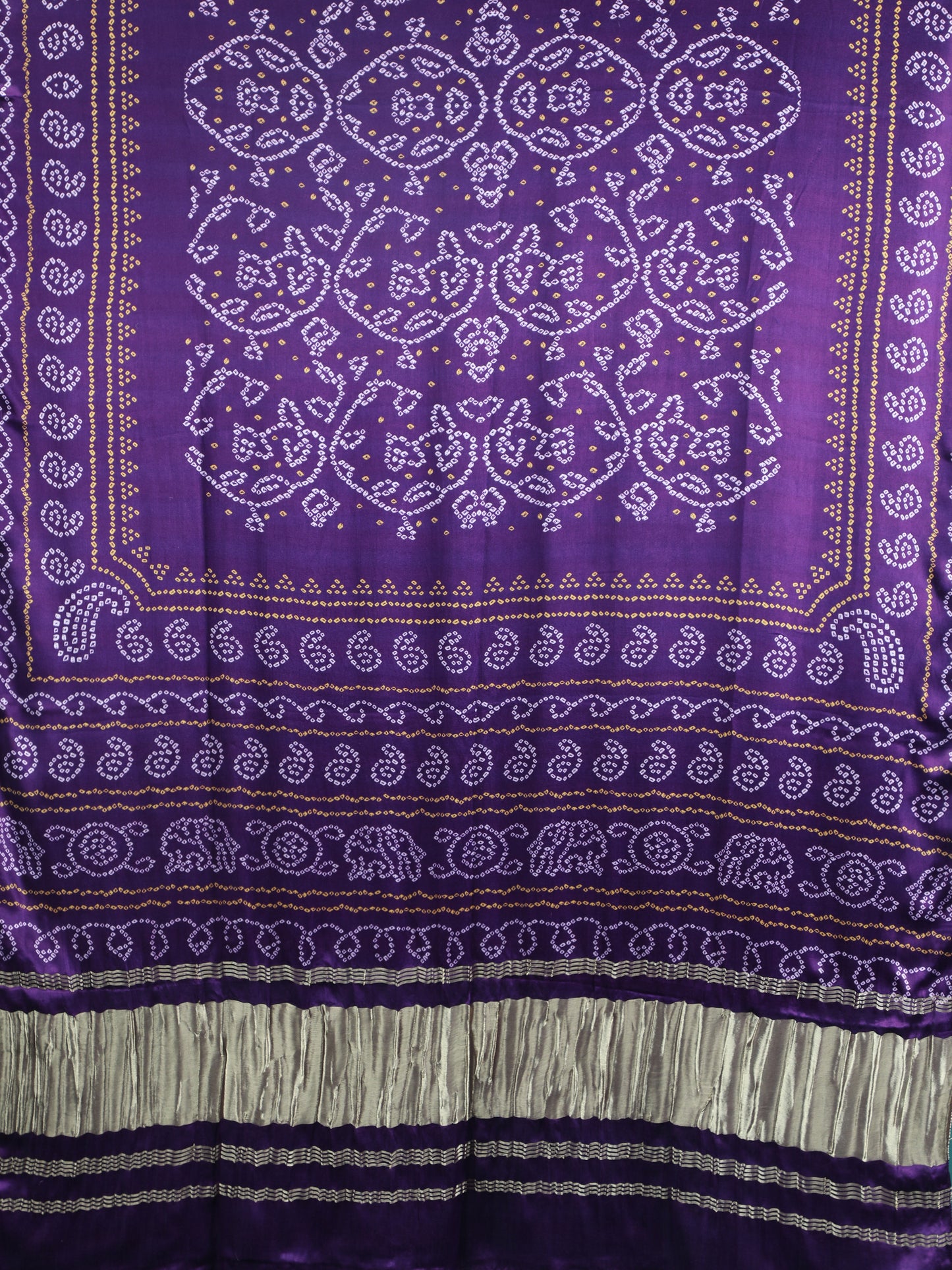 purple bandhani print dupatta
