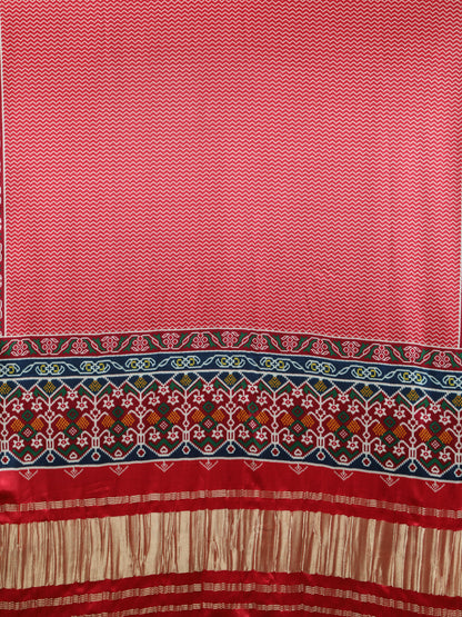 RED IKKAT PATOLA PRINT DUPATTA