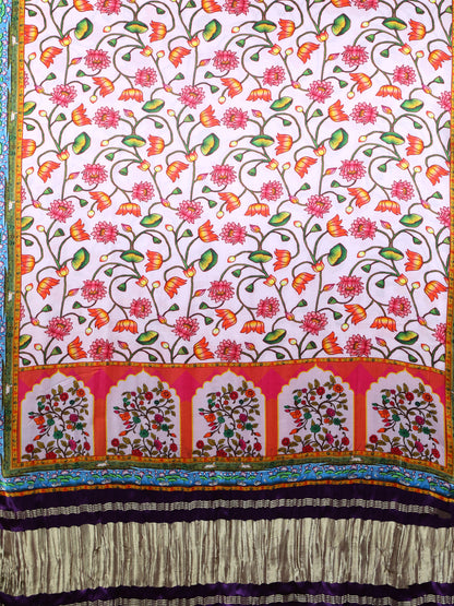 PURPLE PICHWAI LOTUS PRINT DUPATTA