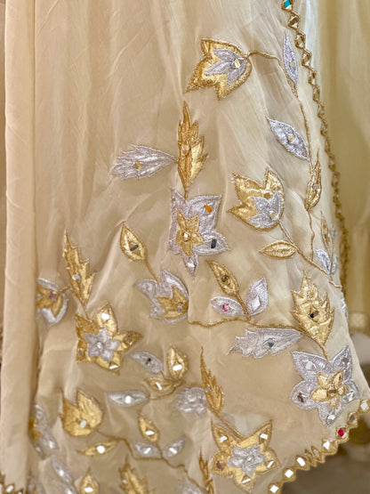 Noor Gold Mirror Work Set