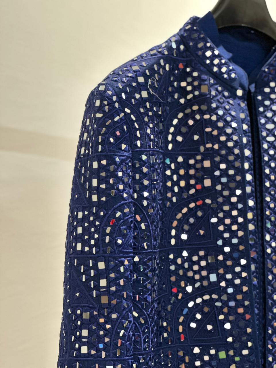 indigo mirror maze jacket