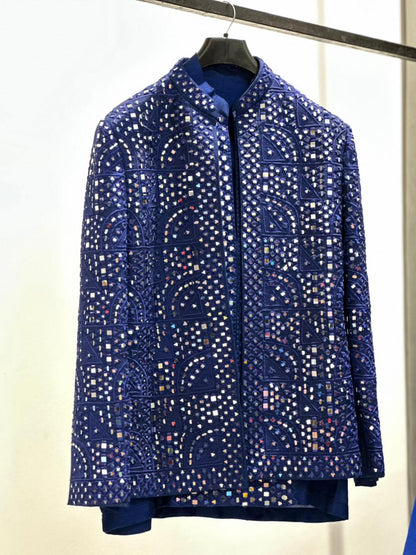 Indigo Mirror Maze Jacket