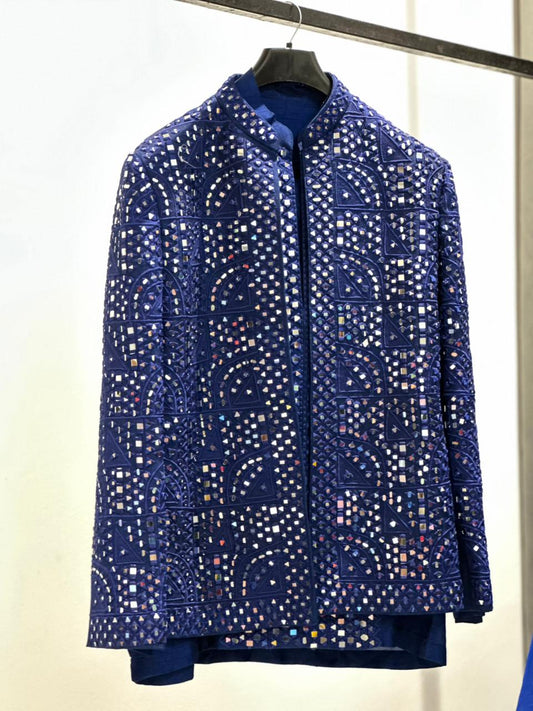 Indigo Mirror Maze Jacket