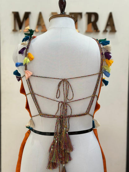 Embroidered Pants Set